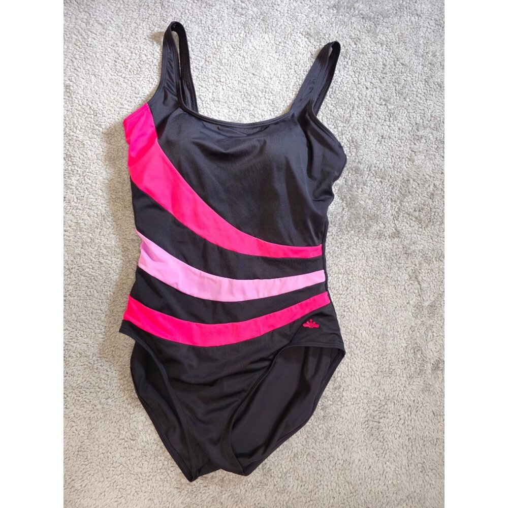 Women's Swim Suits For All One Piece Swim Suit, Size 14